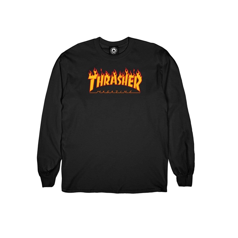 Flame Logo Long Sleeve T-Shirt
