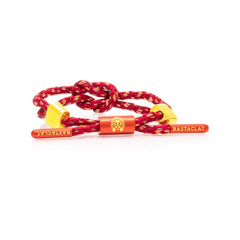 Red Slash Knotted Bracelet