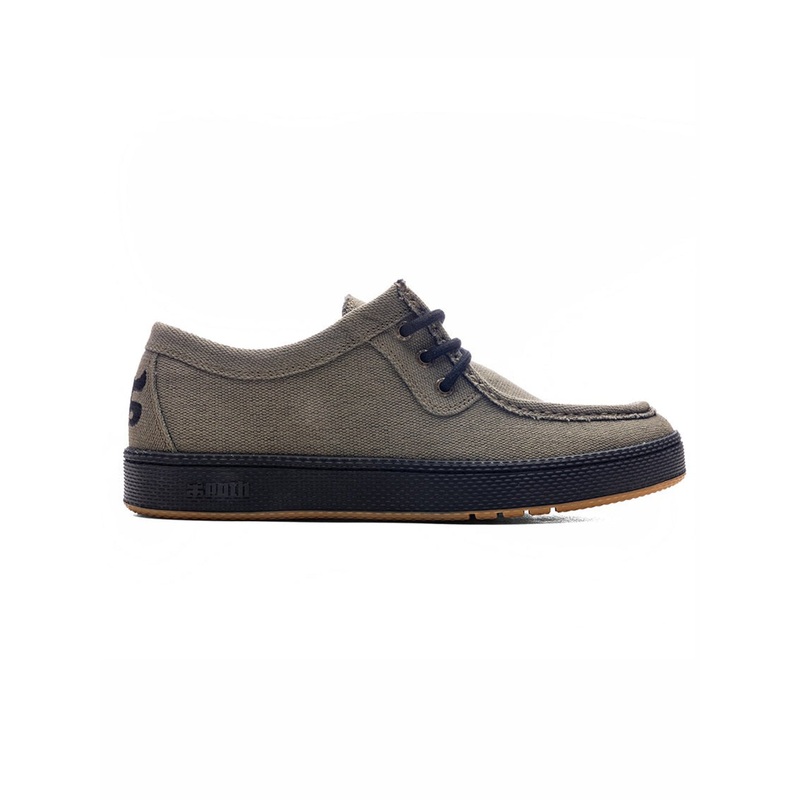 Cats Low Olive Hemp Shoes