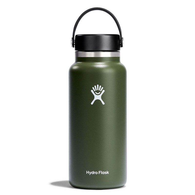 32oz Wide Mouth with Flex Cap Olive Bottle