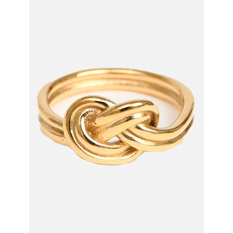 Avec Noeud Or Ring