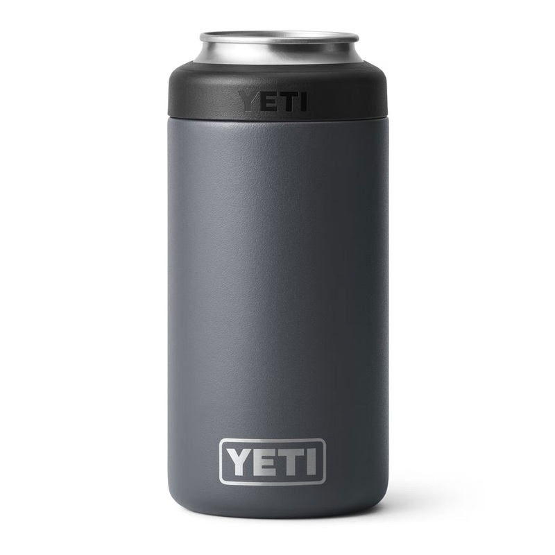 Rambler Coslter Tall Charcoal Can Insulator