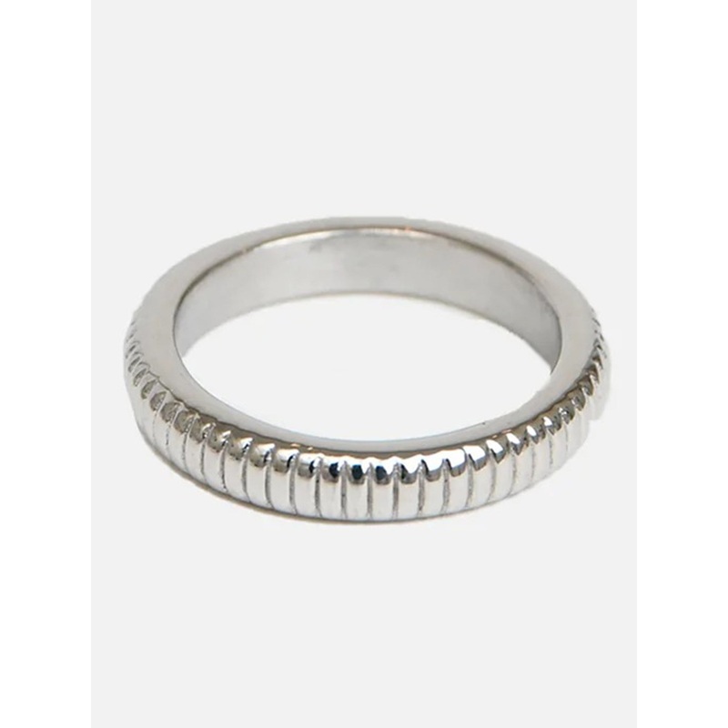 Texture Argent Ring