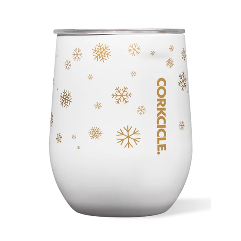 Holiday 12oz Snowfall White Stemless Cup