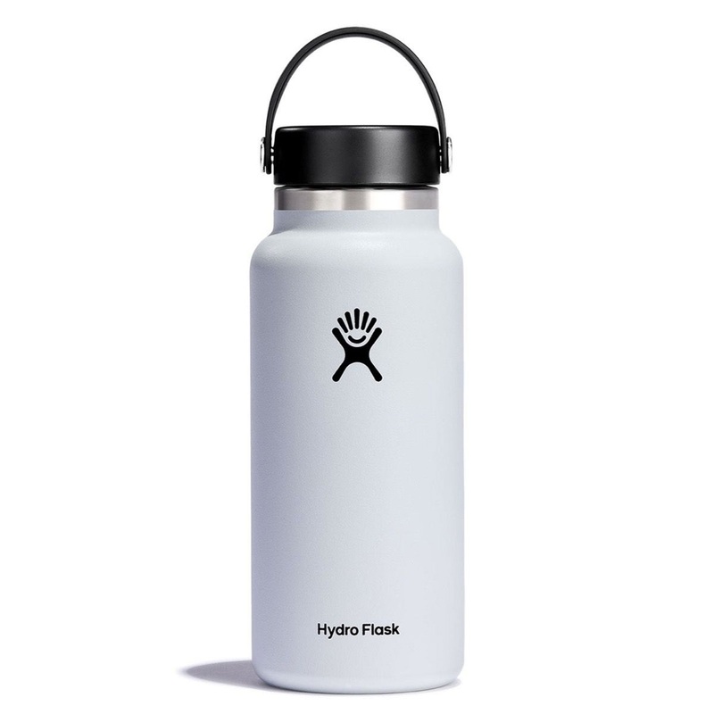 32oz Wide Flex Cap White Bottle