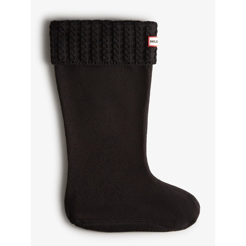 Recycled Mini Cable Tall Boot Socks