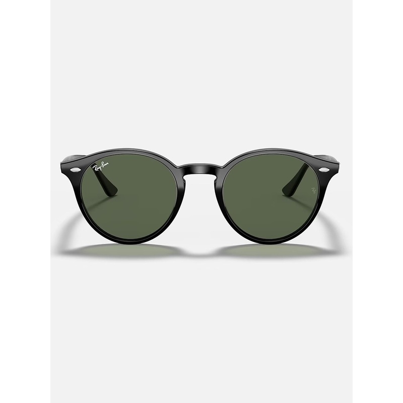 0RB2180 Black/Dark Green Sunglasses