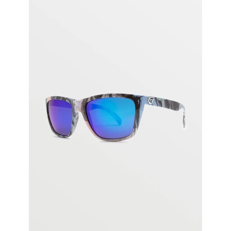 Plasm Skulls/Blue Mirror Sunglasses