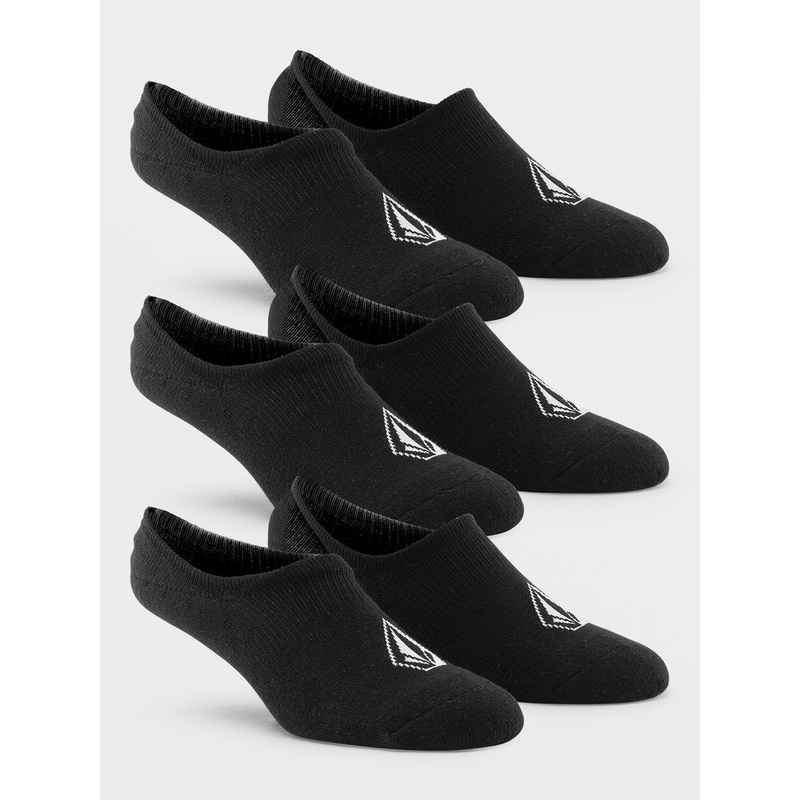 Stone No Show 3 Pack Socks
