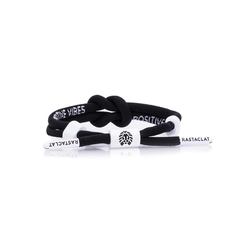 Positive Vibes Black Knotted Bracelet
