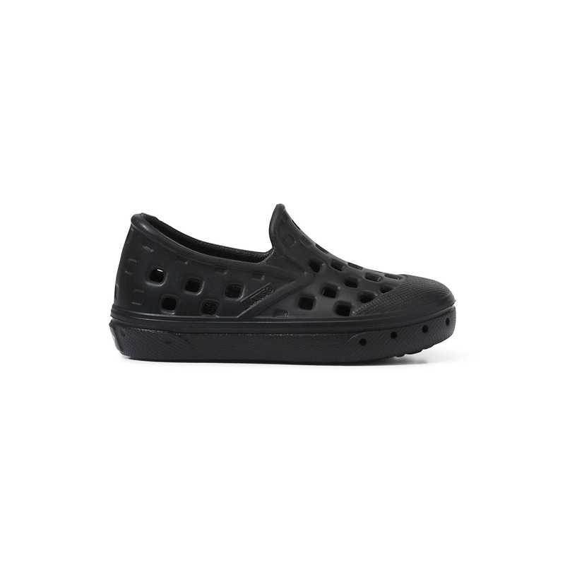 Slip-On Trek Black Shoes (Little Kids)