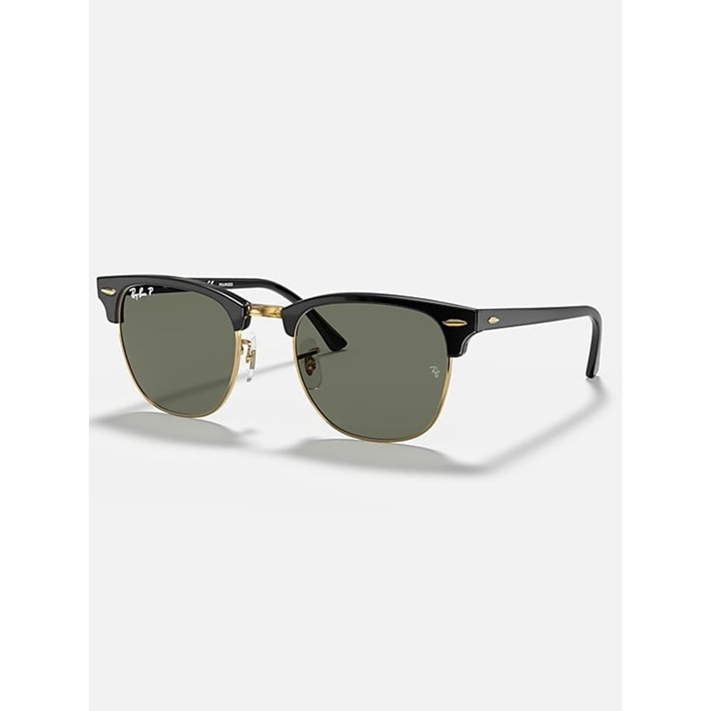 Clubmaster Black On Gold/Green G-15 Sunglasses