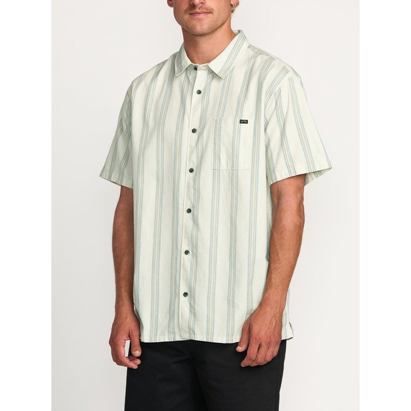 Sundays Jacquard Short Sleeve Buttondown Shirt
