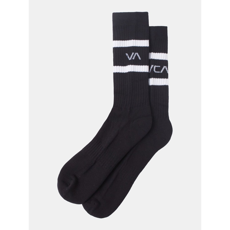 2 Pack Striped Crew Socks