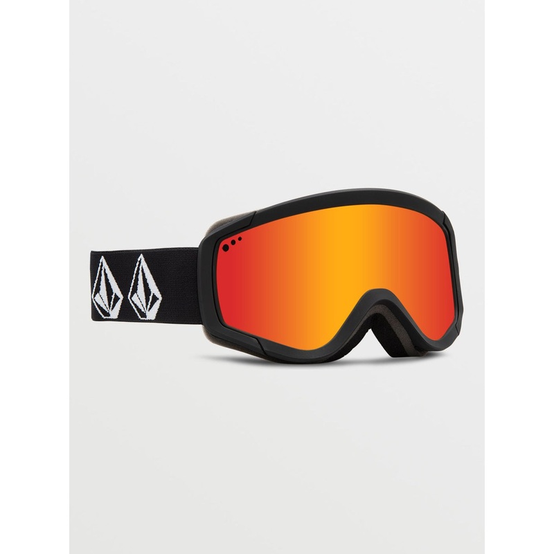 Attunga Matte Black Stone/Red Chrome Goggle (Youth)