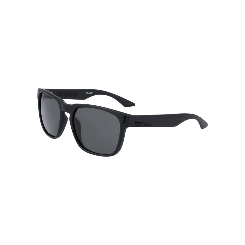 Monarch Matte Black/LL Smoke Sunglasses