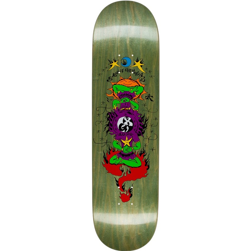 Burning Breath Greene 8.375 Skateboard Deck