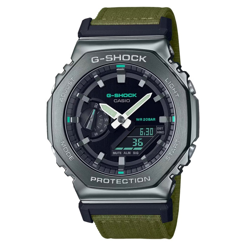Utility Metal Green Watch