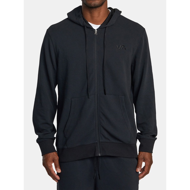 VA Cable Waffle Zip Hoodie