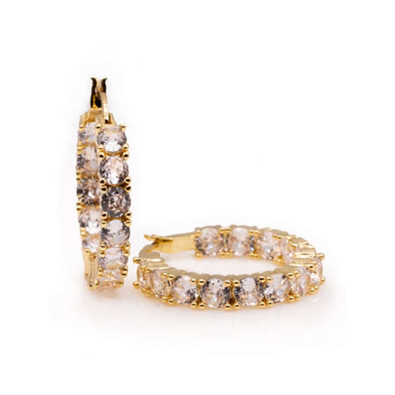 Zircon Hoops Or Earrings