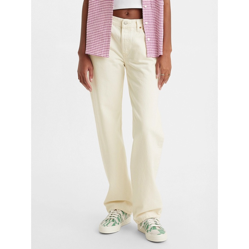 501 90s Ecru Booper No Damage Jeans