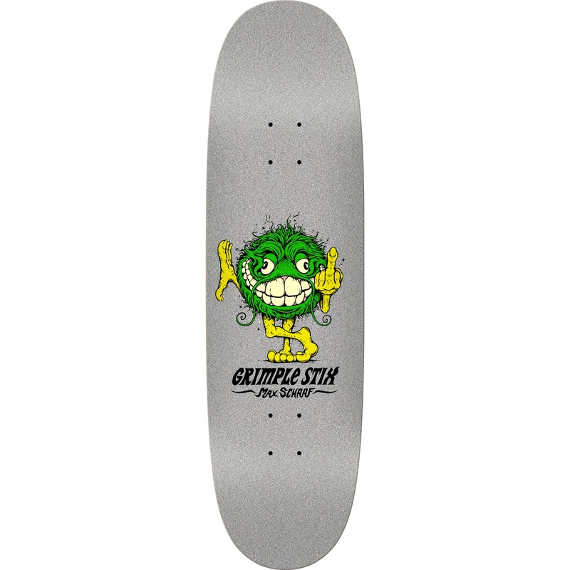 Asphalt Animals Grimple Stix Max Schaaf 8.75 Old School Skateboard Deck
