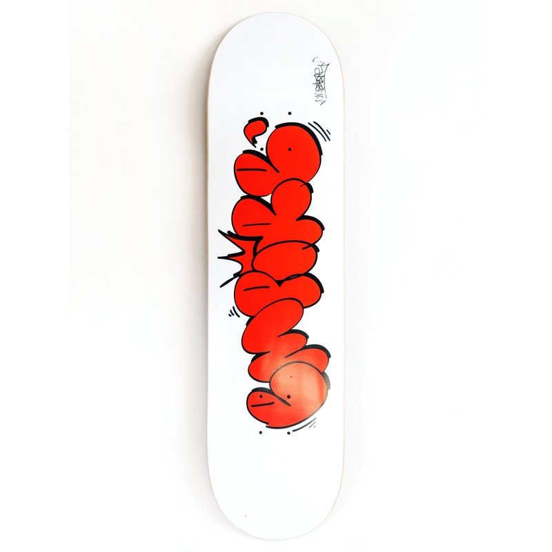 Cast-One White 8 & 8.75 Skateboard Deck