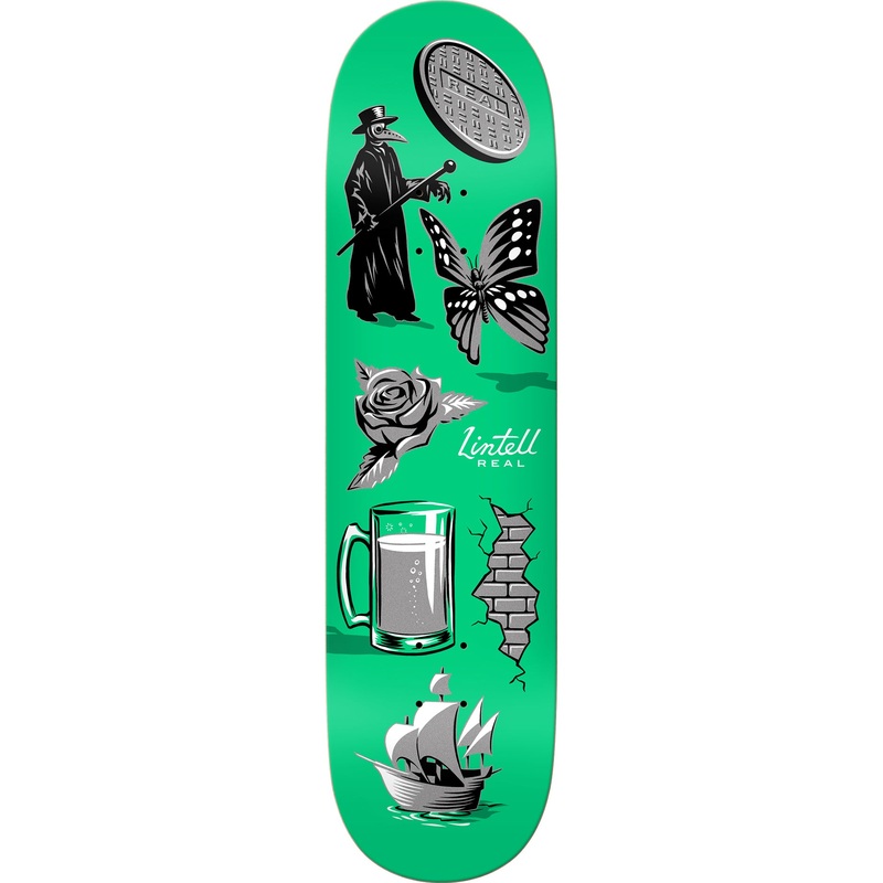 Revealing Lintell 8.28 Skateboard Deck