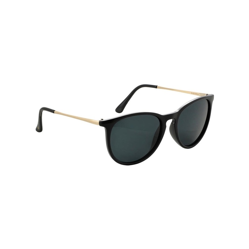 Sierra Polarized Black/Gold Sunglasses