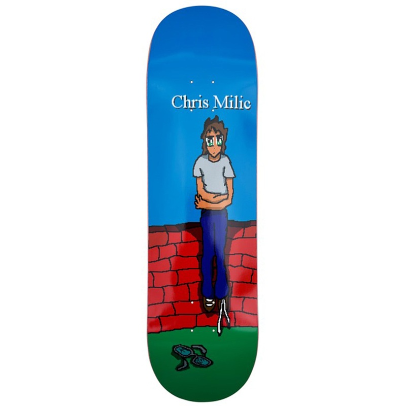 Chris Milic Broken Glasses 8.38″ Skateboard Deck