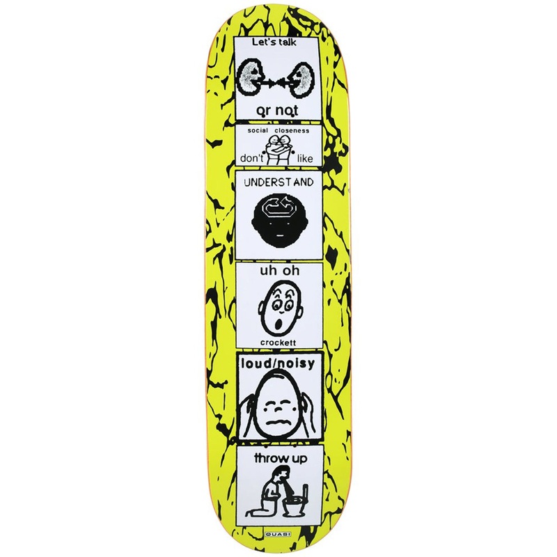 Crockett The Puker 8.25″ Skateboard Deck