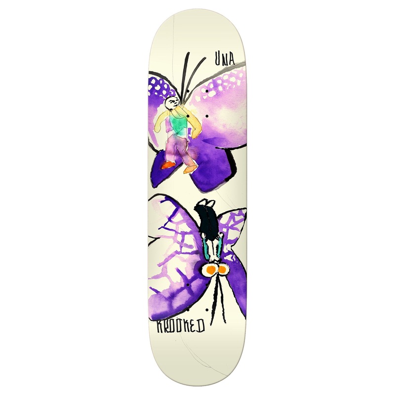 Una Butterflies 8.28″ Skateboard Deck