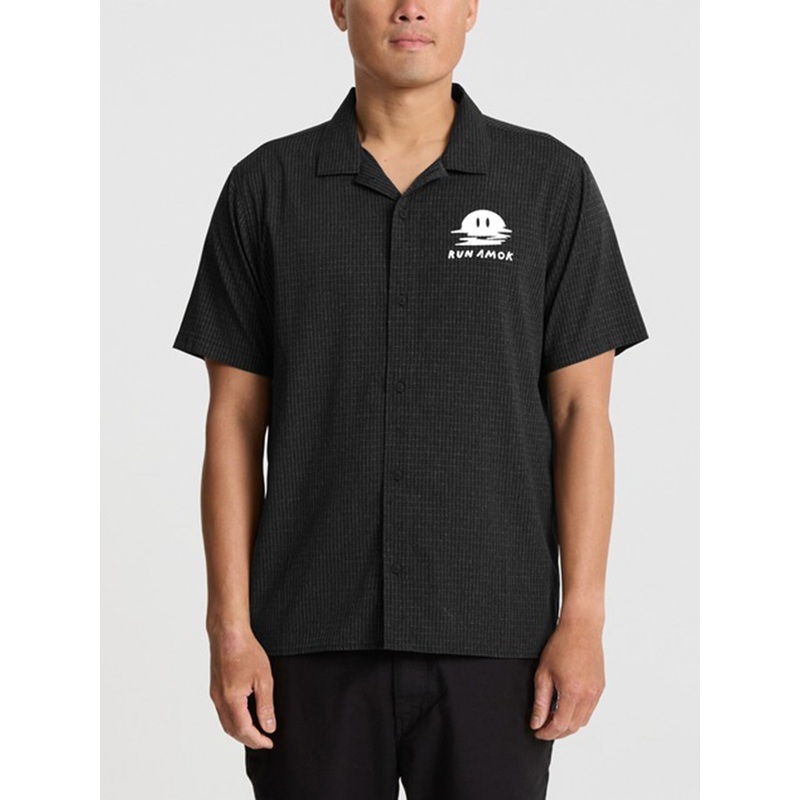 Bless Up Trail Short Sleeve Buttondown Shirt