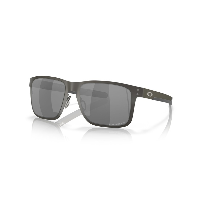 Holbrook Metal Matte Gunmetal/Prizm Black Irid Polarized Sunglasses