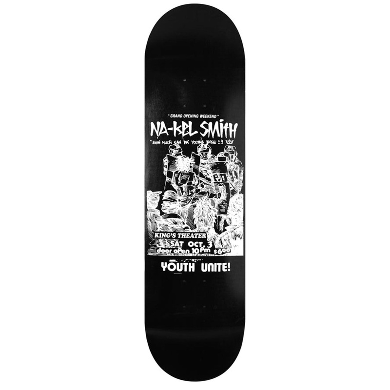Nakel Flyer Black 8.25″ & 8.5″ Skateboard Deck