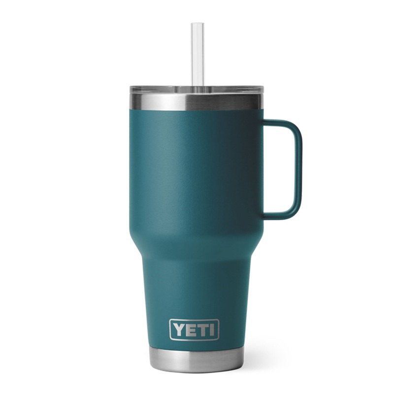Rambler 35oz Agave Teal Straw Mug