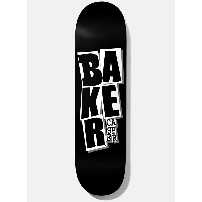 B2 Stacked Name Casper 8.5” Skateboard Deck