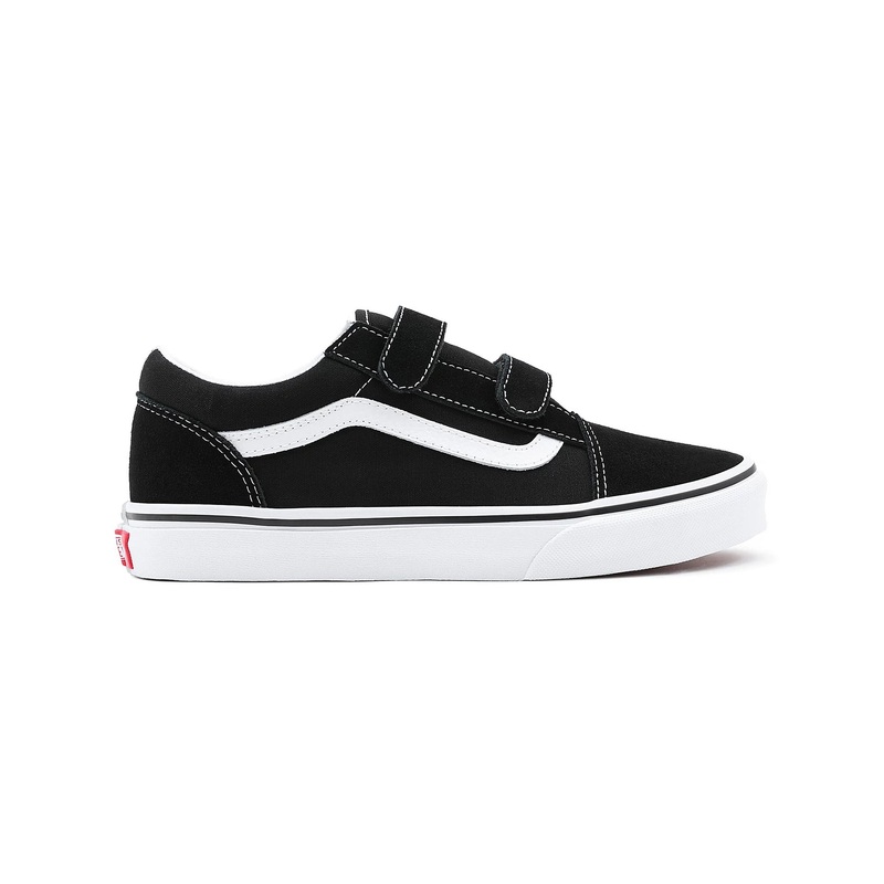 Old Skool V Black/True White Shoes (Kids)