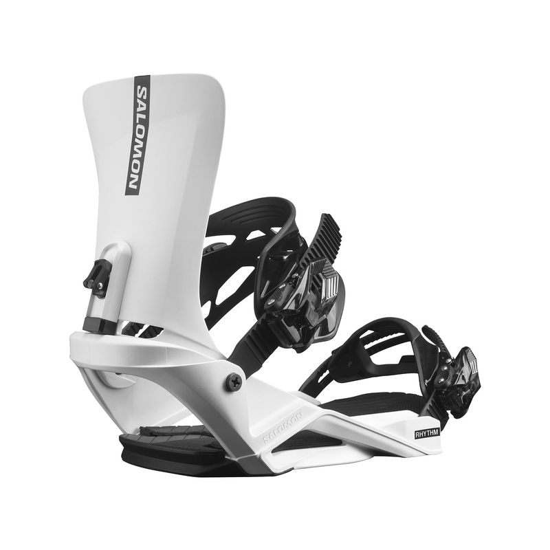 Rhythm White Snowboard Bindings