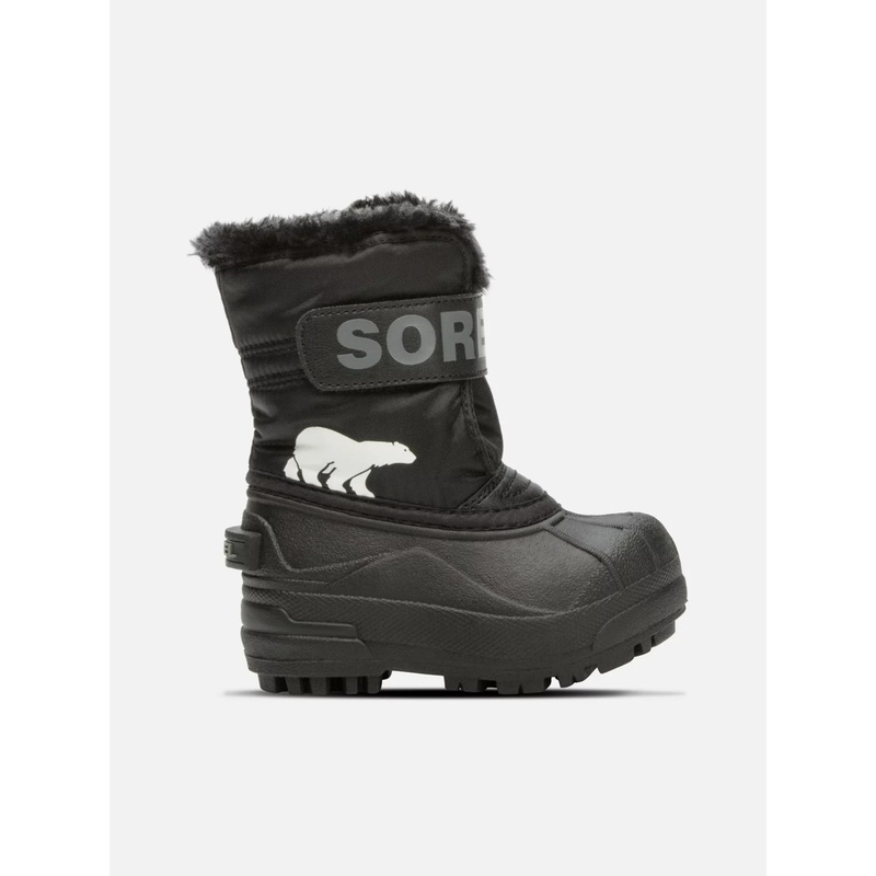Snow Commander Black/Charcoal Winter Boots (Infants)