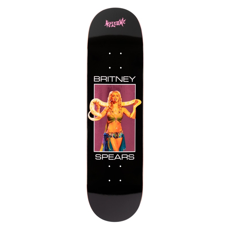 Welcome X Britney Spears Snake 8.5″ Skateboard Deck