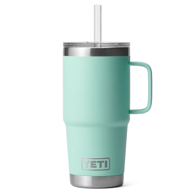 Rambler 25oz Seafoam Straw Mug