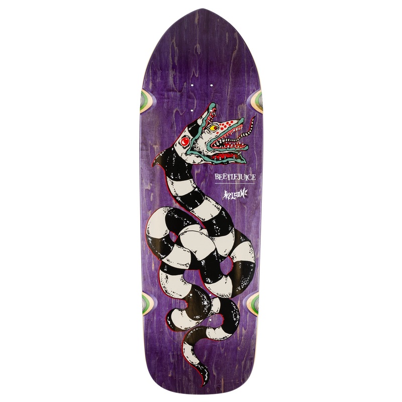 Welcome X Beetlejuice Sandworm 10.5″ Skateboard Deck