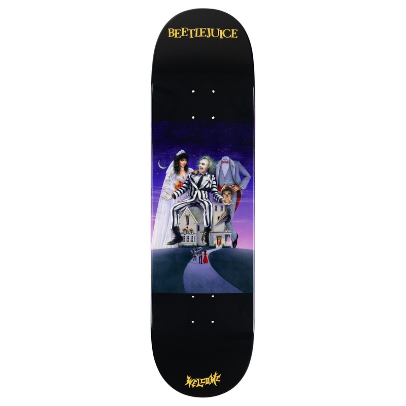 Welcome X Beetlejuice Showtime 9″ Skateboard Deck