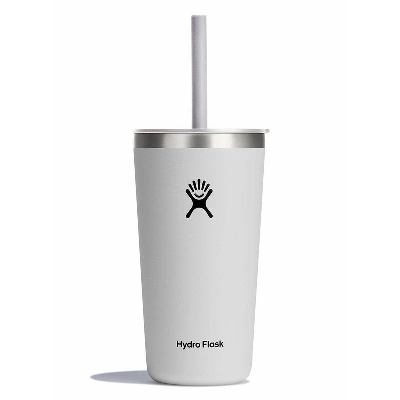 20oz All Around Straw Lid White Tumbler