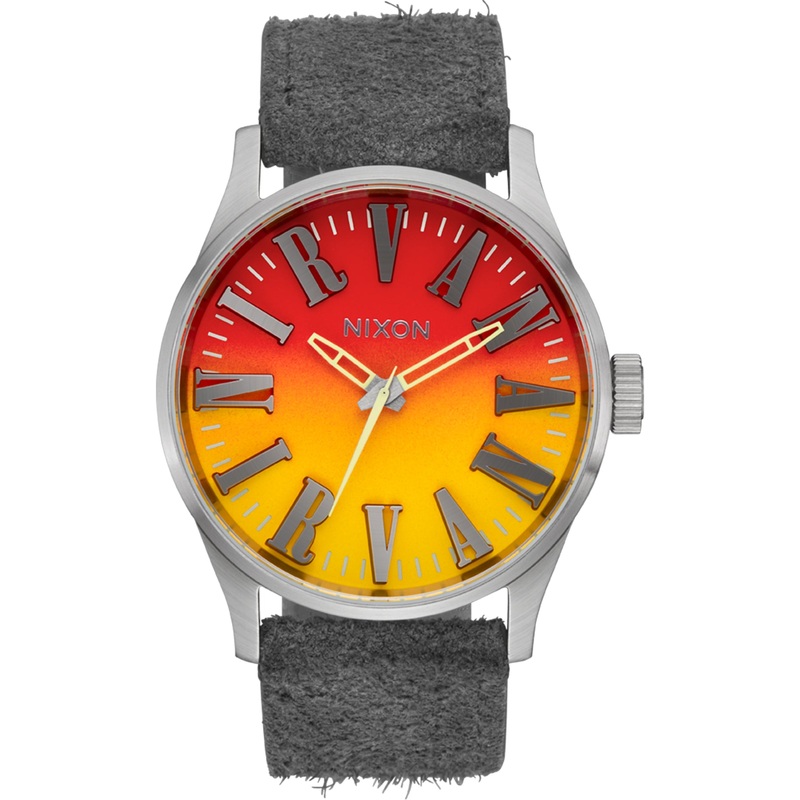 Nirvana Sentry Leather Unplug Fade Watch