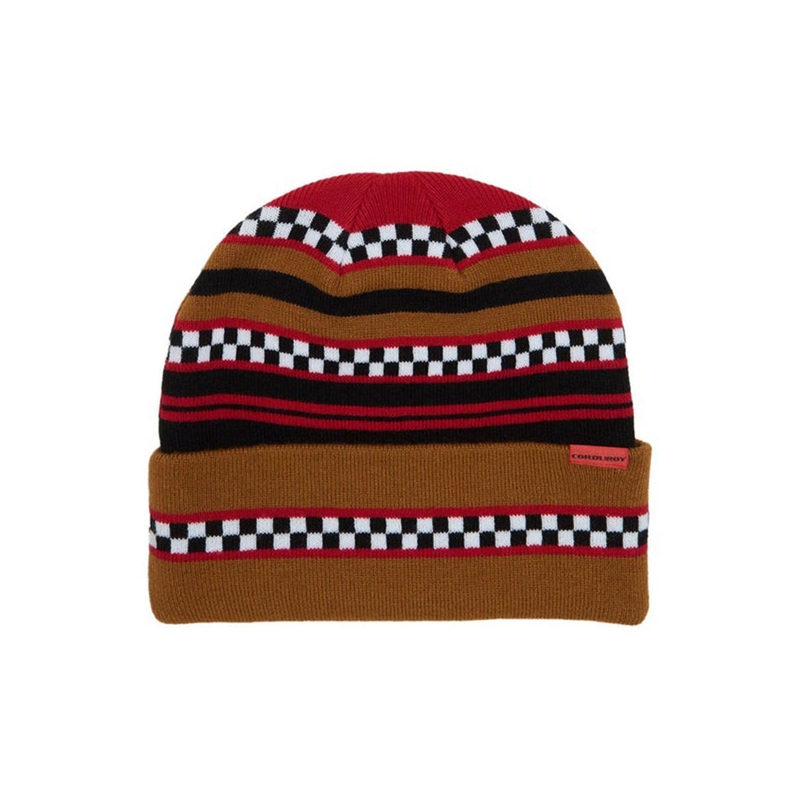 Checkstripe Beanie