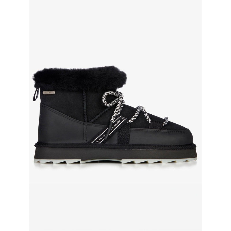 Blurred Micro Black Boots