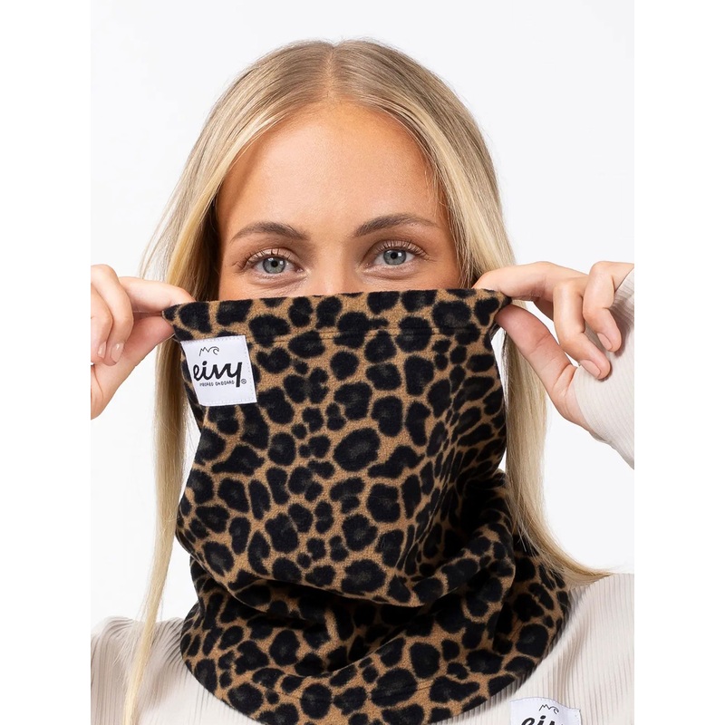 Adjustable Fleece Leopard Neckwarmer