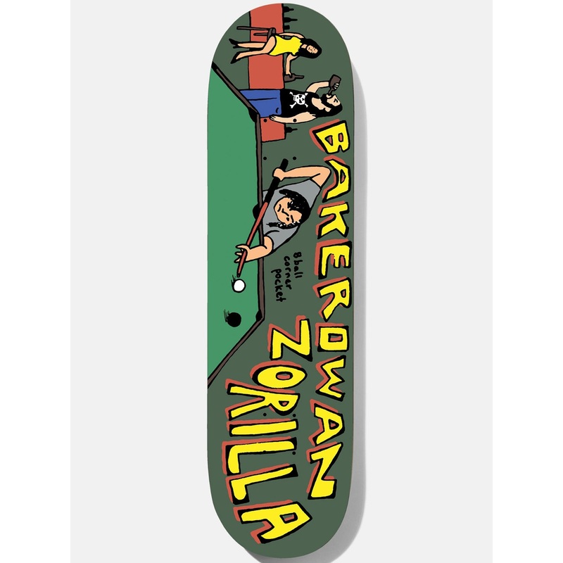 Rowan Zorilla 8 Ball Corner Pocket 8.5” Skateboard Deck
